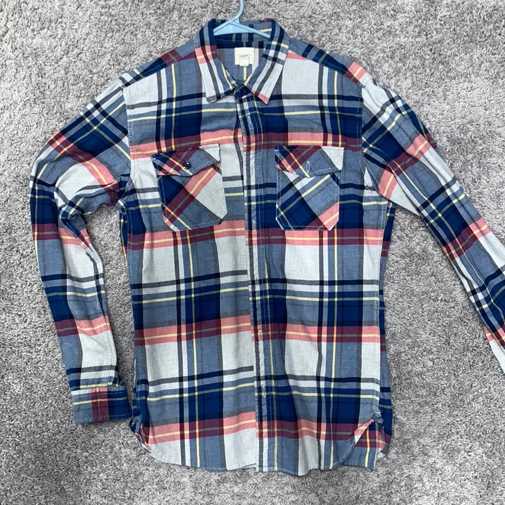 Land’s End Men’s Plaid Shirt Medium